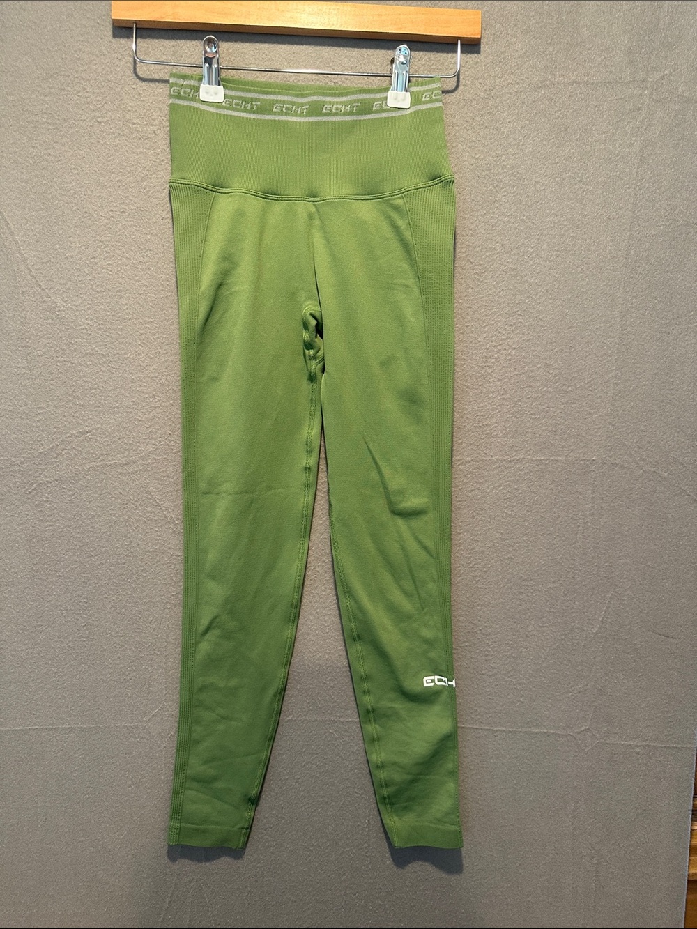 ECHT Olive Green High-Waist Leggings